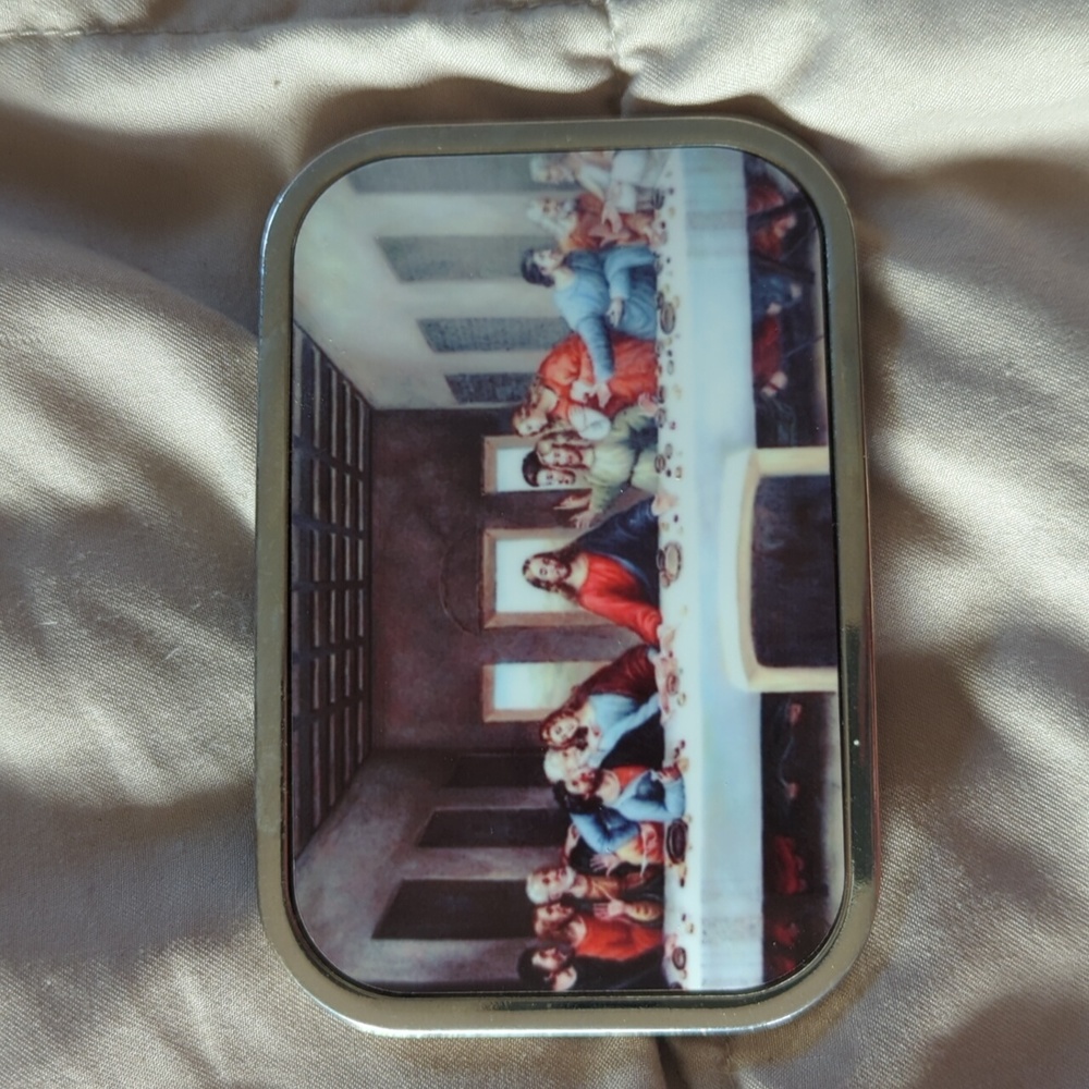 "Last Supper" belt buckle